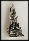 Thailänsk Buddha i Äkta silver.