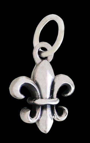 Franska liljan smycke i Äkta silver
