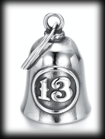 Guardian bell smycke - "13" i rostfritt stål.