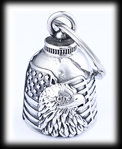 AMERICAN EAGLE Guardian bell smycke med Malteserkors i rostfritt stål.