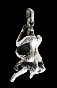 "Sextynine" - Erotiskt halsband i Äkta silver.