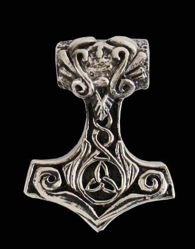 tors hammare smycke silver