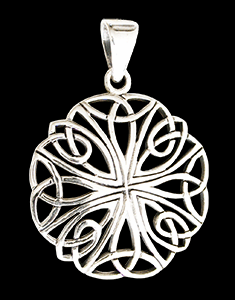 Vackert keltiskt hängsmycke i Äkta silver.