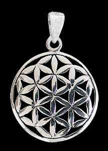 Flower of life silverhänge.