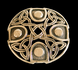Keltisk brosch / halsband i brons.