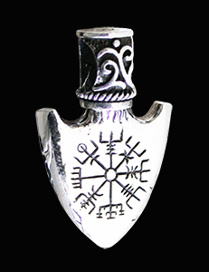 Spjutspets i Äkta silver med vägvisaren.