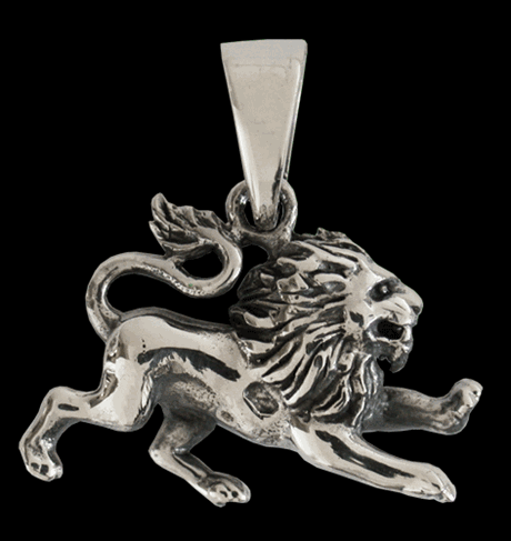 4.7 gr. Stjärntecken halsband lejon i Äkta silver.