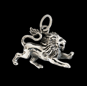 1.9 gr. Stjärntecken halsband lejon i Äkta silver