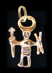 Ekhammarsgubben halsband i brons.