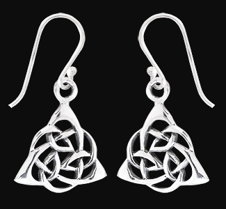 Keltiska örhängen i Äkta silver.