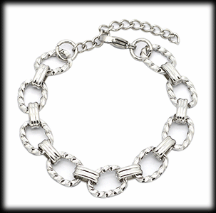 Elegant armband för henne - rostfritt stål.