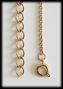 1.5 mm Brons kedja i ankarlänk.