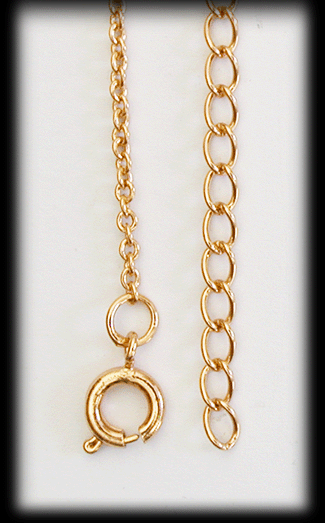 1.5 mm Brons kedja i ankarlänk.