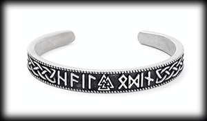 Odens knut, Valknuten armband i rostfritt stål.