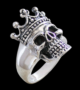 "King of death" silverring.