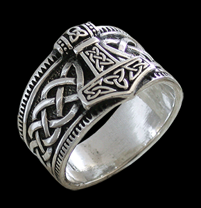 Keltisk Mjölner - Tors hammare ring.