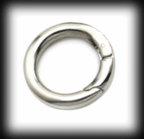 24 mm. Smyckes ring i rostfritt stål