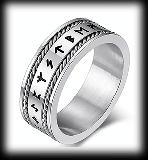 8 mm. Snygg runring i rostfritt stål med runraden.