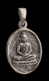 Thailändsk Buddha i Äkta silver.