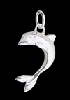Vackert delfinhänge i Äkta silver.