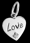 Love - ett hängsmycke i Äkta silver.