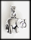 Ett litet elefant halsband i Äkta silver.