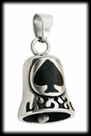 Guardian bell smycke med spader ess i rostfritt stål.