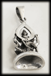 Hängsmycke Ganesh i Äkta silver.