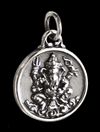 Litet Ganesha halsband i Äkta silver.