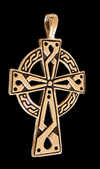 Keltiskt kors i brons.