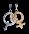 Together stålhalsband " one of a kind".