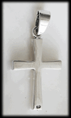 Traditionellt kors halsband i Äkta silver.