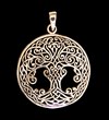 Livets träd i brons - Stort Yggdrasil halsband.