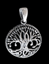 Elegant smycke med livets träd i Äkta silver.