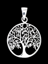 21 mm. Otroligt vackert livets träd hänge i Äkta silver.