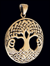 Bronssmycke Livets träd med Keltiskt mönster.