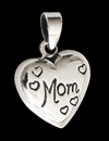 Mamma halsband i Äkta silver - Grattis på mors dag smycke.