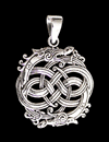 5.5 gr. Nidhög i Urnes stil. Halsband i Äkta silver.