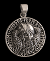 Odin-smycke. Oden halsband i Äkta silver.