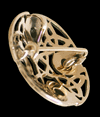 Keltisk brosch / halsband i brons.