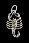1.5 gr. Stjärntecken halsband skorpion i Äkta silver.