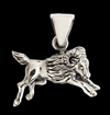 3.7 gr. Stjärntecken halsband med vädur i Äkta silver.
