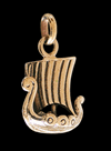 Vikingaskepp brons.