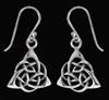 Keltiska örhängen i Äkta silver.