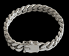 15 mm. Pansarlänk armband i Äkta silver.