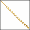 Elegant armband för henne - guldpläterat rostfritt stål.