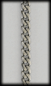 5 mm. Pansarlänk stålkedja.