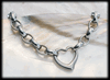 Hjärta armband - Fancy Heart Bracelet in stainless steel.