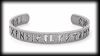 Runor Futharken armband i grått rostfritt stål.