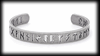Runor Futharken armband i grått rostfritt stål.